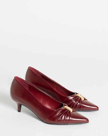Helen Hardware Detail Court Shoes - Wide Fit (E)