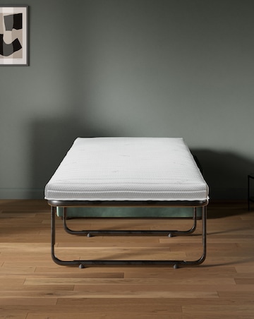 Jay-Be Luxe Velvet Footstool Bed with Comfort Mattress