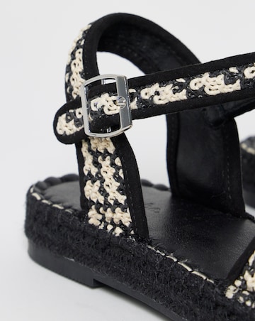 Maris Flatform Barely There Espadrille Sandals - Wide Fit (E)