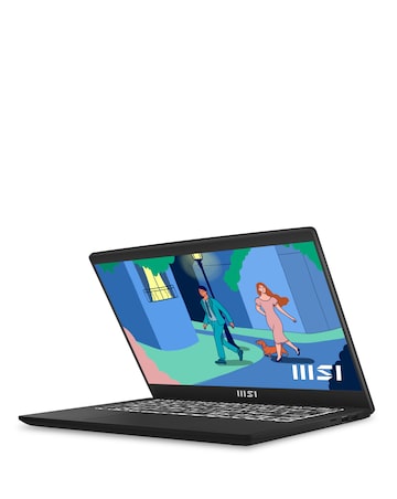 MSI Modern 14in Laptop - AMD Ryzen5 8GB 512GB - Black