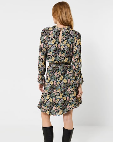 Joe Browns Bonnie Floral High Neck Mini Dress