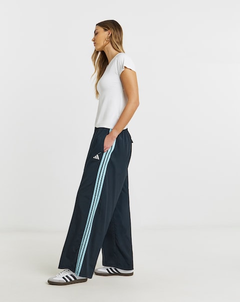 Adidas 3 Stripe Wide Leg Jogger