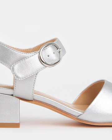 Robin Two Part Block Heel Sandals - Wide Fit (E)