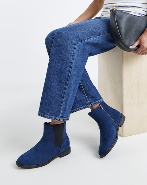Emma Classic Chelsea Ankle Boots - Wide Fit (E)