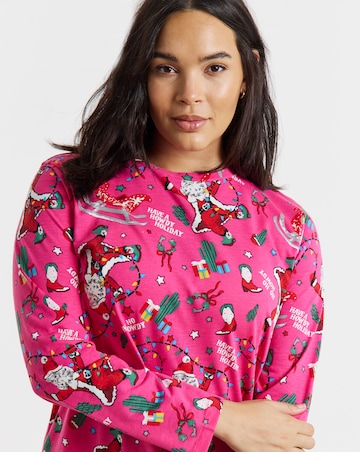 Pretty Secrets Value Disco Santa Pyjama Set