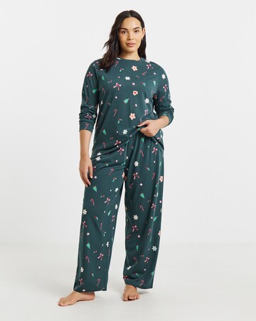 Pretty Secrets Value Candy Cane Pyjama Set