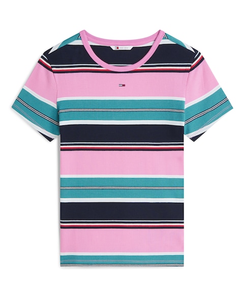 Tommy Jeans Slim Essential Rib Tee