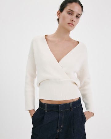 Mango Mid- Rise Denim Bermuda Shorts With Pleats
