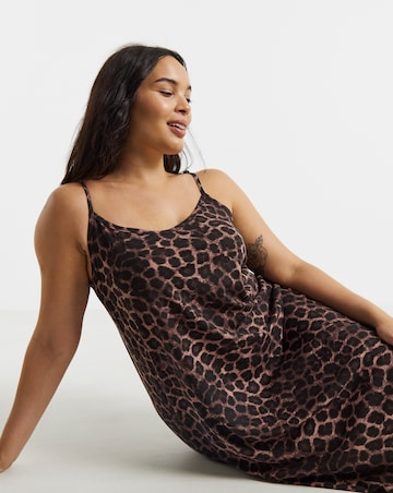 Pretty Secrets Value Leopard Cami Maxi Nightie