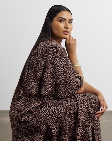 Joanna Hope Animal Print Tea Dress