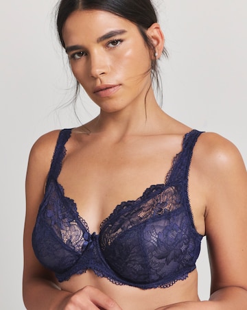 Pretty Secrets (2 Pack) Ella Lace Full Cup Wired Bras (B-H) Aqua/Blue