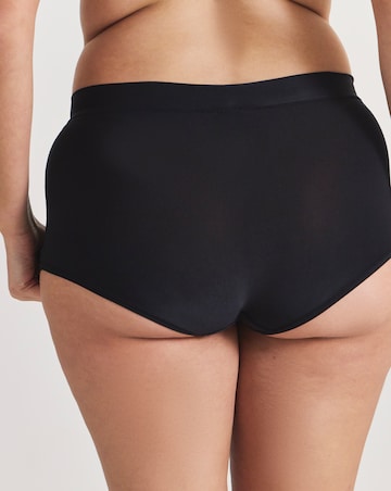 MAGISCULPT Super Soft 360 Stretch Full Brief Knickers Black