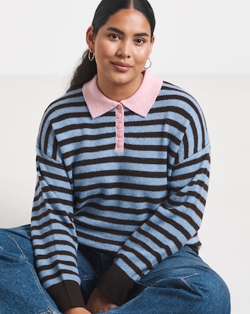 Stripe Sponge Polo