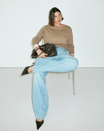 Mango Fine Knit Crew-Neck Sweater