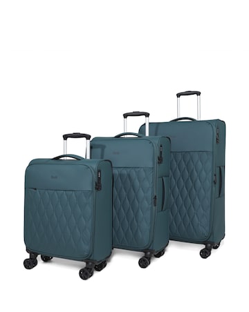 Rock Ember 3pc Suitcase Set