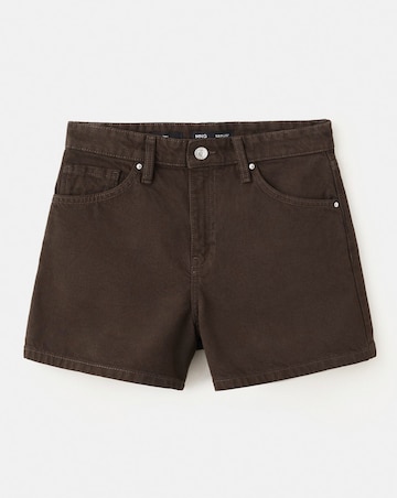 Mango Straight-Fit Denim Shorts