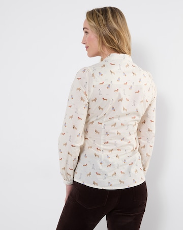 Joe Browns Button Through Dog Print Shirt