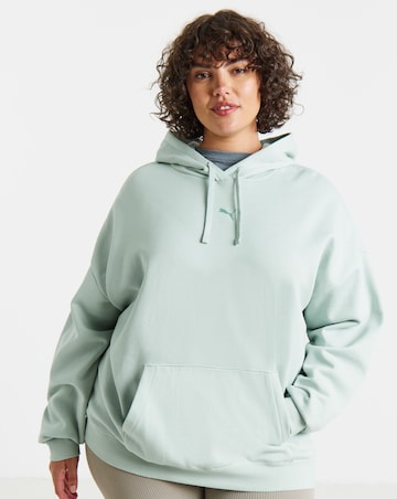 PUMA Essential Centered Cat Logo Relaxed Hoodie Full Length