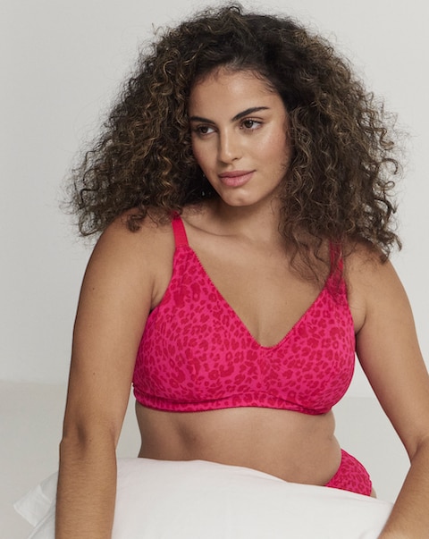 Lemonade Dolls Soft Mesh Fuller Cup Bralette Pink