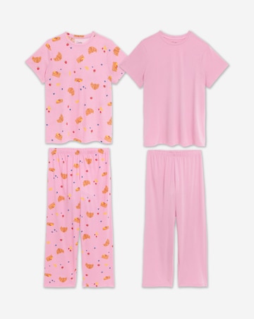Pretty Secrets (2 Pack) Value Breakfast Print Pyjama Sets