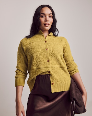 Julipa Ochre Knitted Cardigan