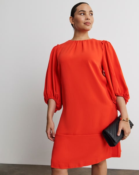 Joanna Hope Ballon Sleeve Shift Dress