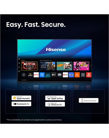 Hisense 43E78STUK PRO 43in QLED 4K Ultra HD Smart Gaming TV