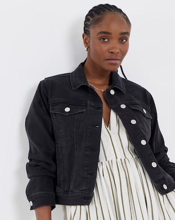 Simply Be Black Authentic Stretch Jacket