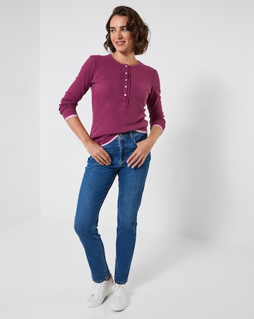 Joe Browns High Waisted Mom Jeans With Light Wash