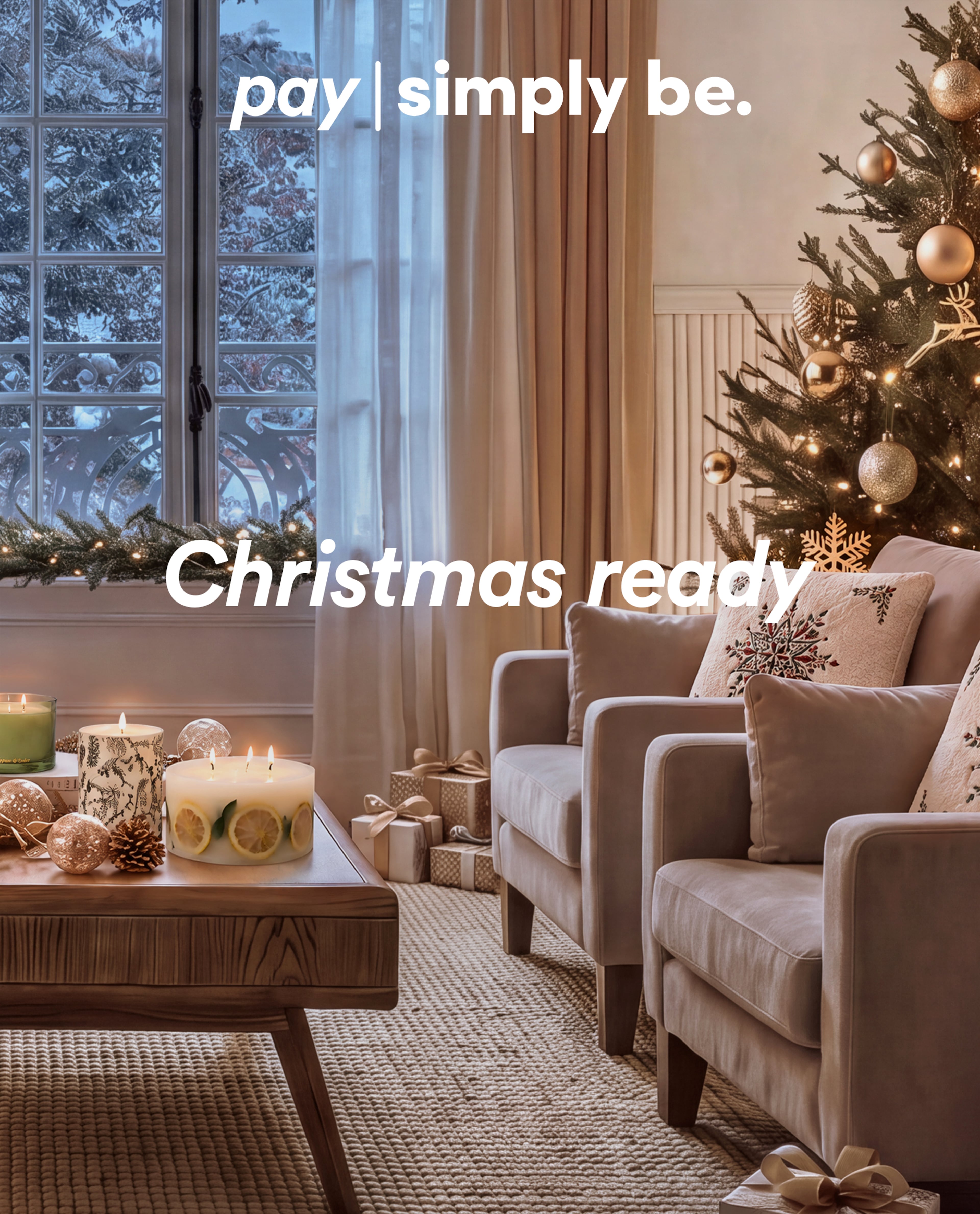 christmas living room 