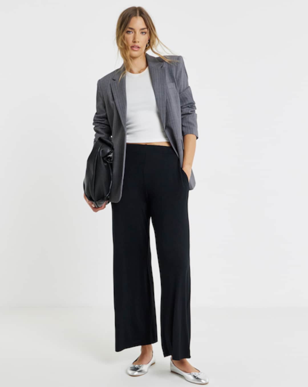 sachin and babi light blue dress Reiss Slim-Fit Suit Trousers in Black