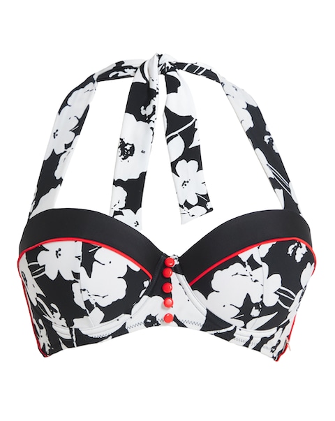 Joe Browns Mono Print Wired Bikini Top