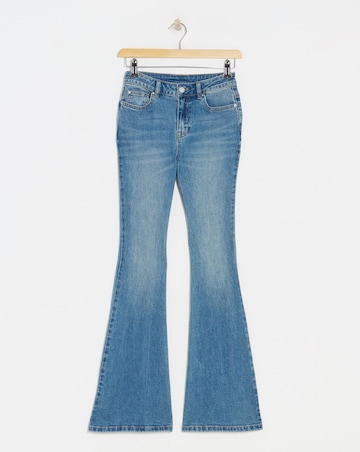 Blue Flare Leg Jeans