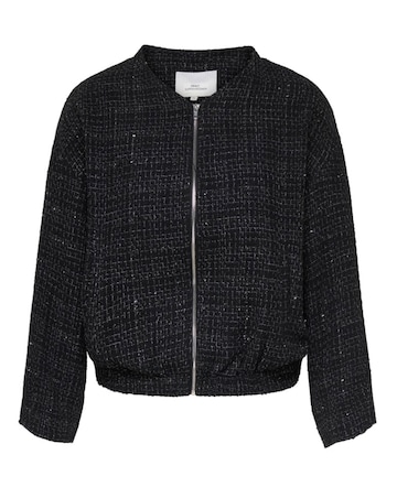 ONLY BOUCLE GLITTER BOMBER