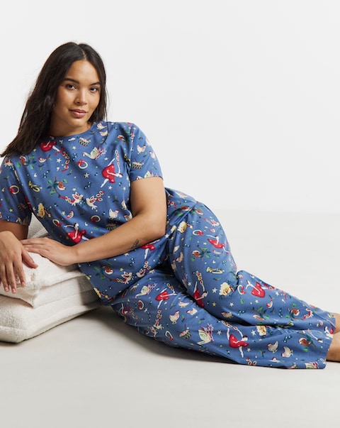 Pretty Secrets Value 12 Days Of Christmas Pyjama Set