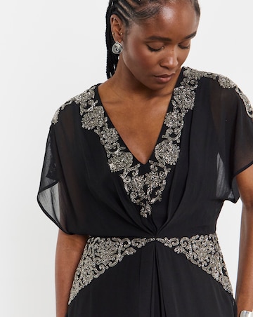 Joanna Hope Beaded Maxi Dress