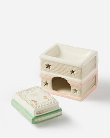 Book Stack Oil Burner