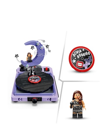 LEGO Olivia Rodrigo Vinyl Concert Stage with Moon
