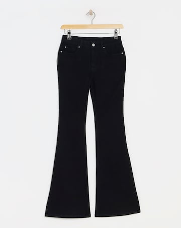 Black Flare Leg Jeans