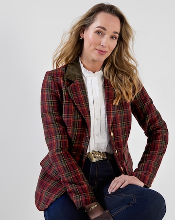 Joe Browns Ruby Heritage Check Jacket