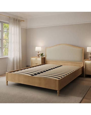 Emy French Style Wooden Hidden Ottoman Bed