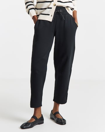 Black Barrel Leg Jogger