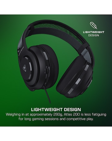 Turtle Beach Atlas 200 Wired Headset for Xbox, PlayStation & PC - Black