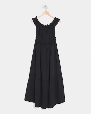 Cheesecloth Maxi Bardot Beach Dress