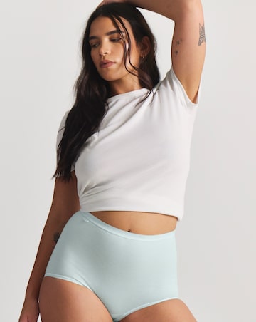 Sloggi (3 Pack) Cotton Basic Maxi Knickers Mint Multi
