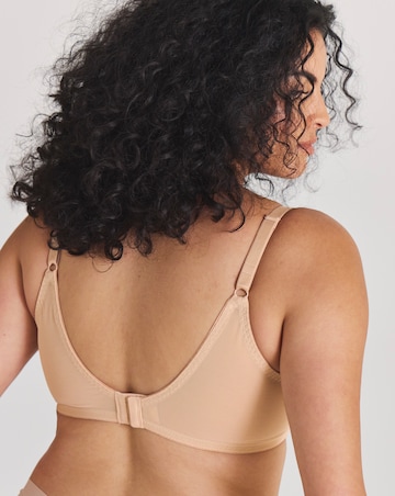 Pretty Secrets (2 Pack) Maisie Mesh Minimiser Wired Bras (D-J) Black/Almond