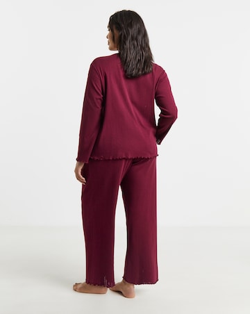 Pretty Secrets Pointelle Rib Pyjama Set