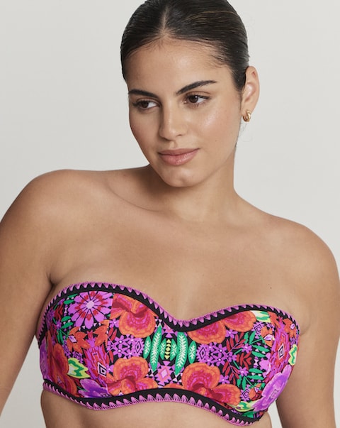 Figleaves Frida Underwired Bandeau Bikini Top
