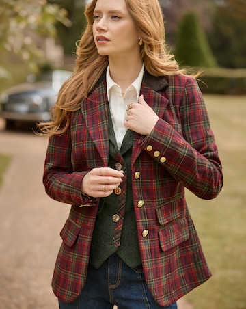 Joe Browns Ruby Heritage Check Jacket