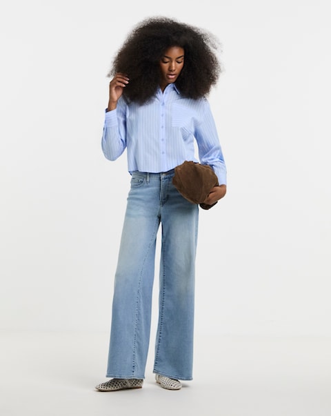 Levi's 318 Shaping Wide Leg Jeans